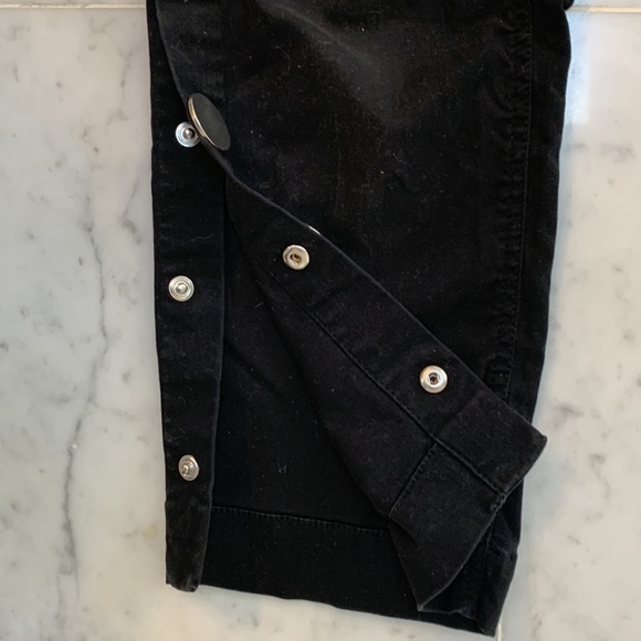 Zara unique black jeans / pants. - Picture 5 of 8